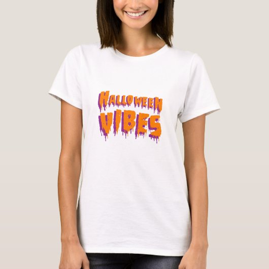 ハロウィンの雰囲気 Tシャツ (正面)