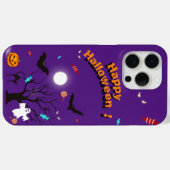 ハロウィンの面白い生き物とお菓子 Case-Mate iPhoneケース (裏面 (横))