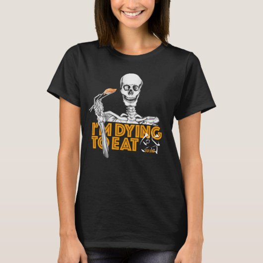 ハロウィンの面白寿司Tシャツ Tシャツ (正面)