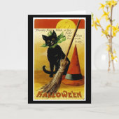 ハロウィンの願い カード (黄色い花)