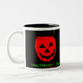 ハロウィンの飲み物 ツートーンマグカップ (左)