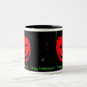 ハロウィンの飲み物 ツートーンマグカップ (中央)