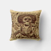 ハロウィンの骨組海賊 クッション (裏面)