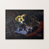 ハロウィンの骨組芸術のジグソーパズルを"話そう" ジグソーパズル (横)