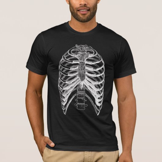 ハロウィンの骨組衣裳 Tシャツ (正面)