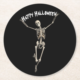 ハロウィンの骨組 ラウンドペーパーコースター