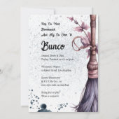 ハロウィンの魔女たちと一緒にブンコを楽しもう 招待状 (裏面)