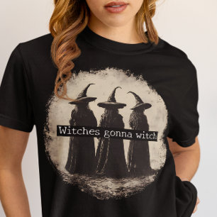 ハロウィンの魔女たち  トライブレンドＴシャツ