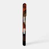 ハロウィンの魔女とカボチャ iPhone 16ケース (右側面)