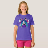 ハロウィンの魔女と幽霊 Tシャツ (正面フル)