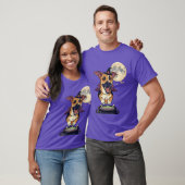 ハロウィンの魔女の仔犬 Tシャツ (ユニセックス)