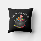 ハロウィンの魔女の釜 クッション (裏面)