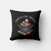 ハロウィンの魔女の釜 クッション (正面)