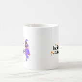 ハロウィンの魔女の魔法を信じて コーヒーマグカップ (中央)