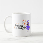 ハロウィンの魔女の魔法を信じて コーヒーマグカップ (左)