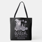 ハロウィンの魔女は人付き合いが嫌い トートバッグ (正面)