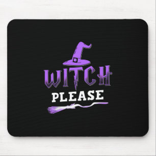 ハロウィンの魔女をお願い マウスパッド
