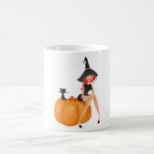 ハロウィンの魔女 コーヒーマグカップ (中央)