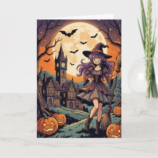 ハロウィンの魔女 シーズンカード (正面)