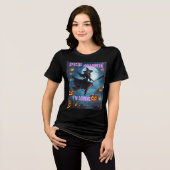 ハロウィンの魔女 トライブレンドTシャツ (正面全面)