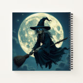 ハロウィンの魔女 ノートブック (裏面)