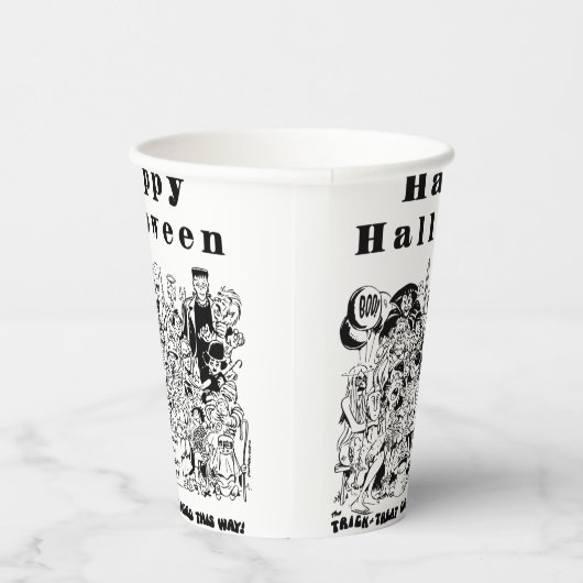 ハロウィンの魔女 紙コップ (右)