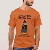 ハロウィンの魔女 英語教師 クール グラマー Tシャツ (正面)