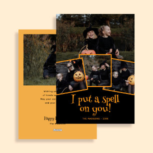 ハロウィンの魔法の写真 シーズンカード