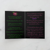 "ハロウィンの魔法の時のために…" カード (内部)