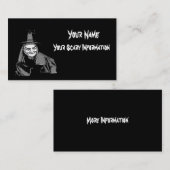 ハロウィンの魔法使いのテーマビジネスおよびテレホンカード コーリングカード (正面/裏面)