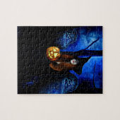 ハロウィンの魔法使いのパズル ジグソーパズル (横)