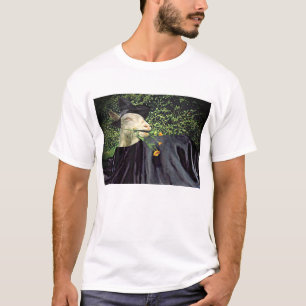 ハロウィンの魔法使いのヤギ Tシャツ