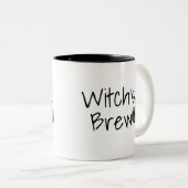 ハロウィンの魔法使いの不気味なマグ ツートーンマグカップ (正面右)