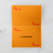 ハロウィンの魔法使いの交通(写真フレーム) カード (内部)