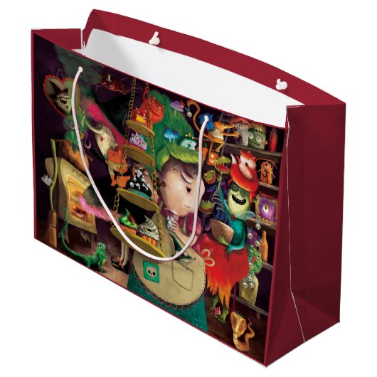 ハロウィンの魔法使いの台所 ラージペーパーバッグ (裏面アングル)