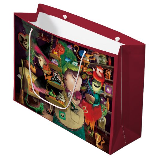 ハロウィンの魔法使いの台所 ラージペーパーバッグ (正面アングル)