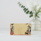 ハロウィンの魔法使いの名刺 名刺 (スタンド正面)