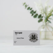 ハロウィンの魔法使いの名刺 名刺 (スタンド正面)