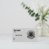 ハロウィンの魔法使いの名刺 名刺 (スタンド正面)