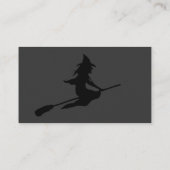 ハロウィンの魔法使いの名刺 名刺 (裏面)
