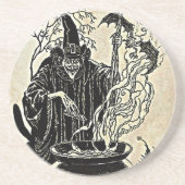 ハロウィンの魔法使いの大がま コースター (正面)