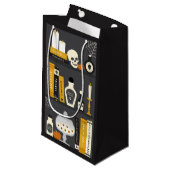 ハロウィンの魔法使いの本だなのギフトバッグ スモールペーパーバッグ (正面アングル)