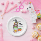 ハロウィンの魔法使いの白書のプレート ペーパープレート (パーティー)