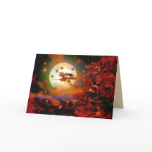 ハロウィンの魔法使い飛行