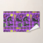 ハロウィンの魔法使い バスタオルセット (ハンドタオル)