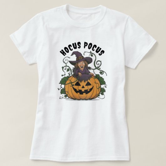 ハロウィンの魔法使いTシャツ Tシャツ (デザイン正面)
