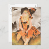 ハロウィンの魔法 シーズンポストカード (正面/裏面)