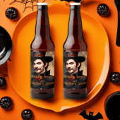 ハロウィンの魔術師の秘密で悪魔的に醸造 ビールラベル