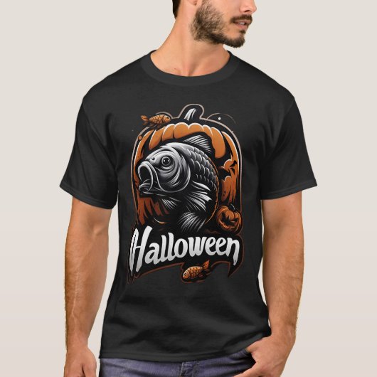 ハロウィンの鯉 Tシャツ (正面)