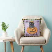 ハロウィンの黒い実験室 クッション (椅子)